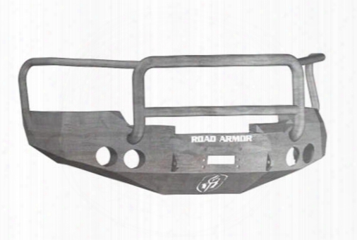 2008 Gmc Sierra 1500 Road Armor Front Stealth Winch Bumper Lonestar Round Light Port In Raw Steel
