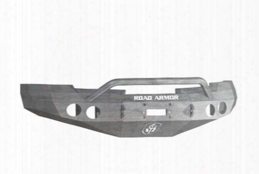 2010 Chevrolet Silverado 1500 Road Armor Front Stealth Winch Bumper Pre-runner Round Light Port In Raw Steel