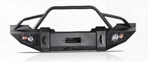2010 Jeep Wrangler (jk) Fab Fours Lifestyle Winch Bumper With Pre-runner Grille Guard