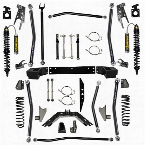 2010 Jeep Wrangler (jk) Rock Krawler 2.5" Stage-2 X Factor Coil Over Long Arm System With 6" Rear Stretch
