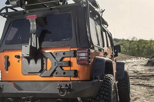 2010 Jeep Wrangler (jk) Rugged Ridge Heavy-duty Tire Carrier Kit
