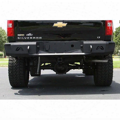 2007 Gmc Sierra 1500 Fab Fours Full Size Rear Bumper In Black Powder Coat