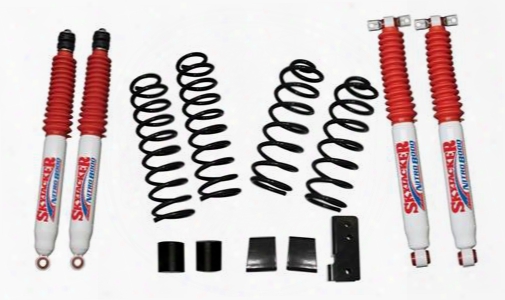 2010 Jeep Wrangler (jk) Skyjacker 2-.2.5 Inch Softride Lift Kit With Nitro 8000 Shocks
