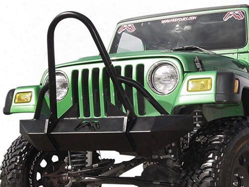 2002 Jeep Wrangler (tj) Fab Fours Front Winch Bumper With Grille Guard
