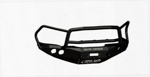 2010 Dodge Ram 3500 Road Armor Front Stealth Winch Bumper Lonestar Round Light Port In Satin Black