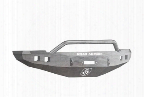 2010 Dodge Ram 3500 Road Armor Front Stealth Winch Bumper Pre-runner Square Light Port In Raw Steel