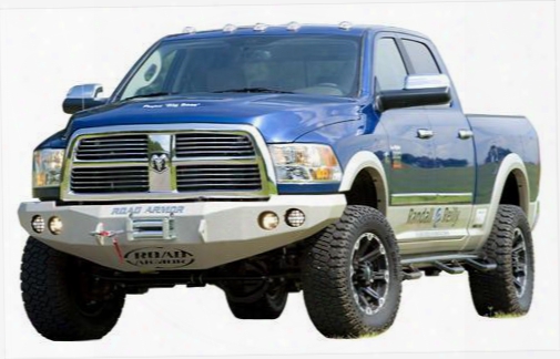 2010 Dodge Ram 3500 Road Armor Front Stealth Winch Bumper Round Light Port In Satin Black