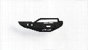 2010 DODGE RAM 3500 Road Armor Front Stealth Winch Bumper Pre-Runner Square Light Port in Satin Black