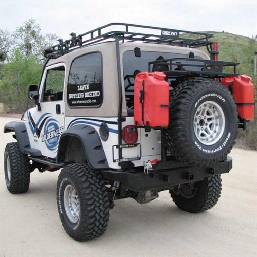 1997 Jeep Wrangler (tj) Garvin Industries G2 Series Rear Bumper And Tire Carrier System
