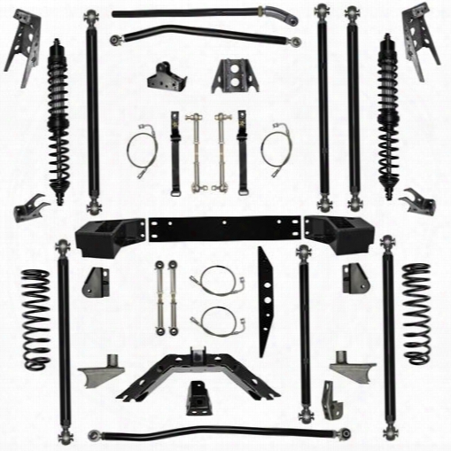 2010 Jeep Wrangler (jk) Rock Krawler 4.5" Stage-1 Coil Over Off-road Pro Long Arm System With 6" Rear Stretch