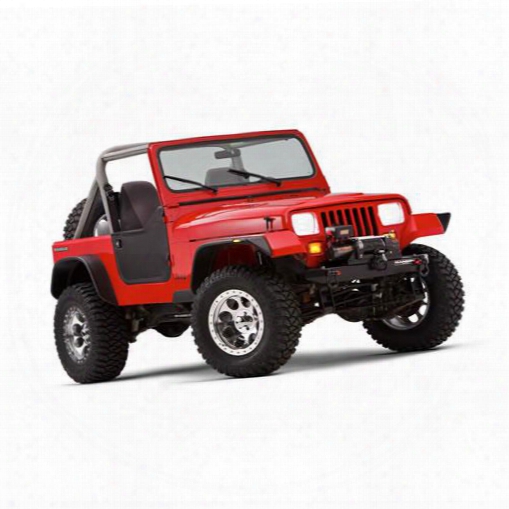 Bushwacker Jeep Yj Wrangler Fender Flare Set 10924-07 - Flat Style