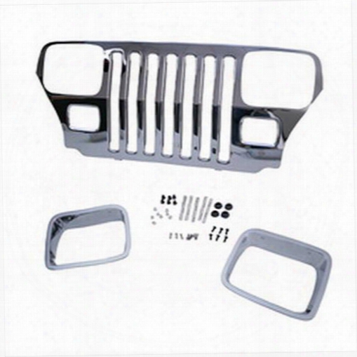 1995 Jeep Wrangler (yj) Omix-ada Grille Overlay