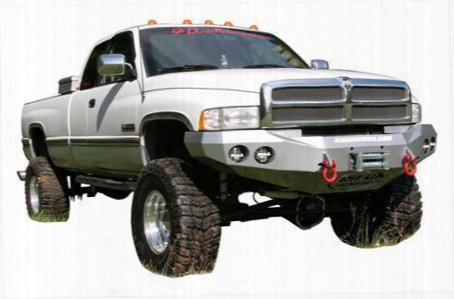 2002 Dodge Ram 2500 Road Armor Front Stealth Winch Bumper Round Light Port In Satin Black