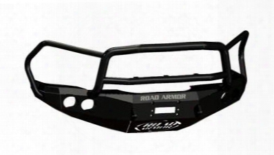 2008 Dodge Ram 1500 Road Armor Front Stealth Winch Bumper Lonestar Round Light Port In Satin Black