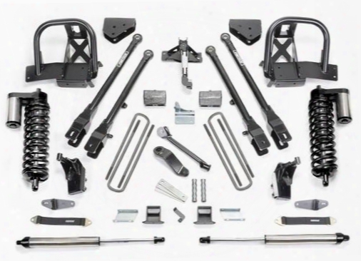 2008 Ford F-550 Super Duty Fabtech 6 Inch 4 Link Lift Kit W/dirt Logic Ss 4.0 Coilovers & Rear Dirt Logic Ss Shocks