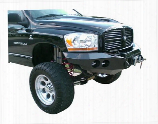 2009 Dodge Ram 2500 Road Armor Front Stealth Winch Bumper Round Light Port In Satin Black