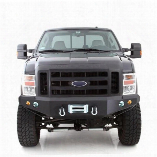 2010 Ford F-250 Super Duty Smittybilt M1 Ford Superduty Winch Mount Front Bumper With D-ring Mounts And Light Kit