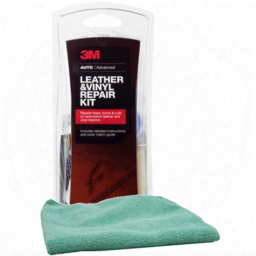 3m Auto Leather &amp; Vinyl Repair &amp; Microfiber Cloth Kit