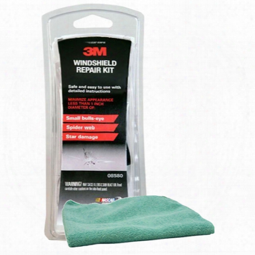 3m Do-it-yourself Windshield Repair &amp; Microfiber Cloth Kit