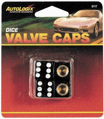 Autologix Dice Tire Valve Caps 4 Pack