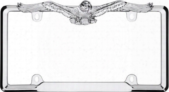 Chrome Eagle License Plate Frame