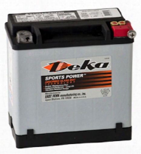Deka Etx16l Agm Power Sport Battery 325 Cca