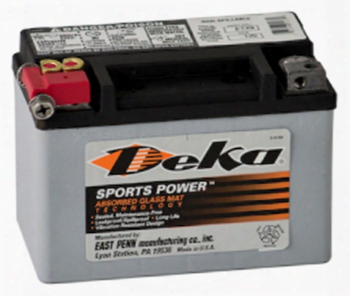 Deka Etx9 Agm Power Sport Battery 120 Cca