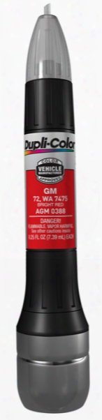 Gm &amp; Isuzu Bright Red All-in-1 Scratch Fix Pen - 72 7475 1985-2010