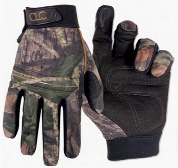 Large Mossy Oak Mechanic Gloves