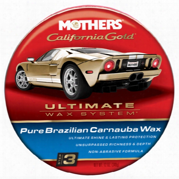 Mothers California Gold Pure Brazilian Carnauba Wax 12 Oz