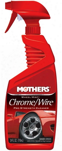 Mothers Chrome/wire Wheel Mist 24 Oz