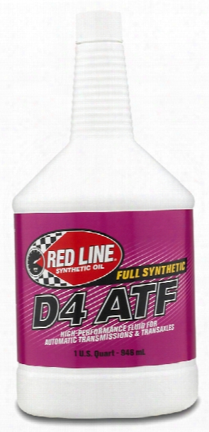 Red Line D4 Synthetic Automatic Transmission Fluid 1 Qt.