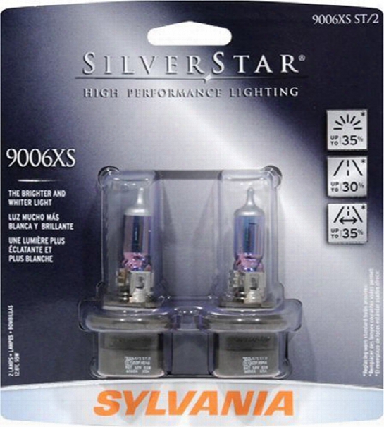Sylvania Silverstar 9006xs Halogen Headlight Bulb Twin Pack