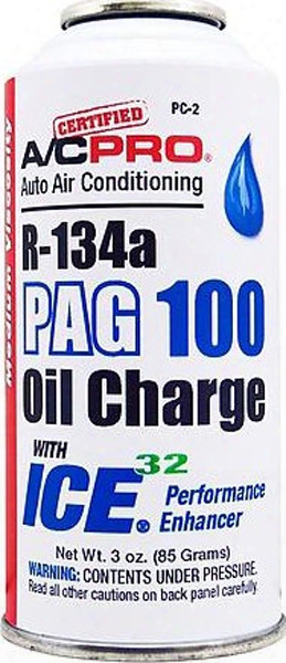 A/c Pro R-134a Pag 100 Oil Charge With Ice 32 3 Oz.