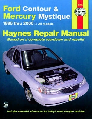 Ford Contour &amp; Mercury Mystique Haynes Repair Manual 1995 - 2000