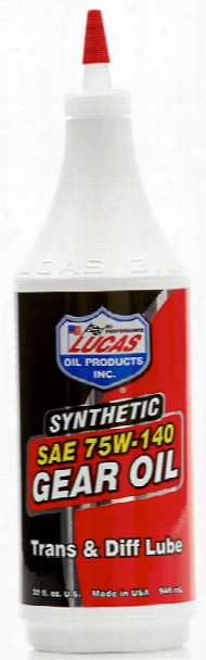 Lucas 75w140 Synthetic Gear Oil 1 Qt.