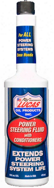 Lucas Power Steering Fluid With Conditioner 16 Oz.