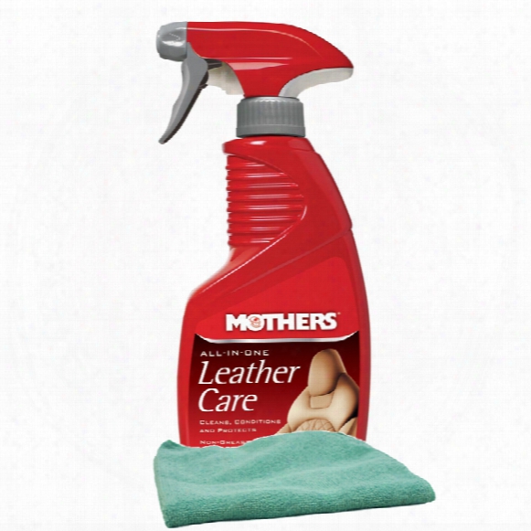 Mothers All-in-one Leather Care 12 Oz Microfiber Cloth Kit