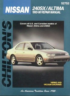 Nissan 240sx/altima 1993-98 Chilton Manual