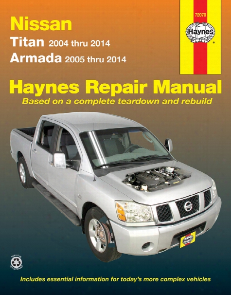 Nissan Titan &amp; Armada Haynes Repair Manual 2004-2014