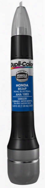 Acura &amp; Honda Royal Blue Pearl All-in-1 Scratch Fix Pen - B536p 2005-2014