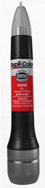 Ford &amp; Mazda Metallic Toreador Red All-in-1 Scratch Fix Pen - Fl 1996-2016