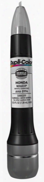 Honda &amp; Acura White Diamond All-in-1 Scratch Fix Pen - Nh603p 1997-2016