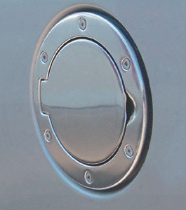 Jeep Wrangler Polished Aluminum Billet Style Gas Cover 1997-2006