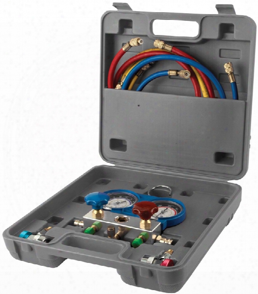Performance Tool Air Conditioner Manifold Gauge Test Kit