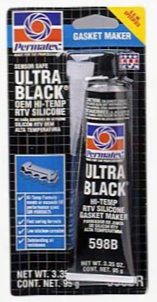 Permatex Ultra Black Maximum Oil Resistant Rtv Silicone Gasket Maker 3 Oz.