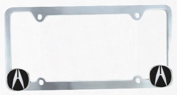 Pilot Chrome Acura Logo License Plate Frame