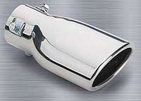 Superior Stainless Steel Slant Cut Oval Bolt-on Exhaust Tip 4&quot; X 7&quot;