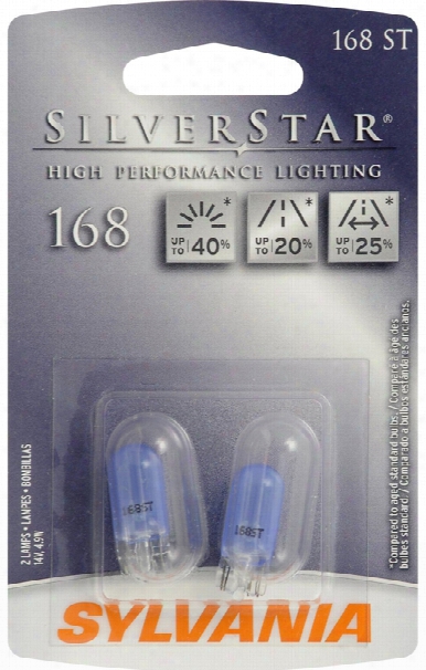 Sylvania Silverstar 168 High Performance Miniature Bulbs Pair