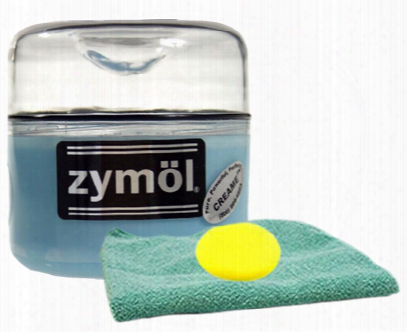 Zymol Creame Wax 8 Oz &amp; Microfiber Cloth &amp; Foam Pad Kit